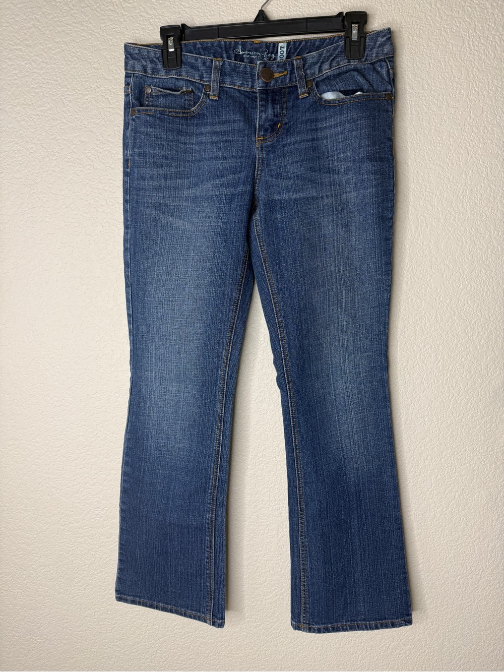 American Rag Cie Juniors Blue Stretch Bootcut Jeans Size 5 S
